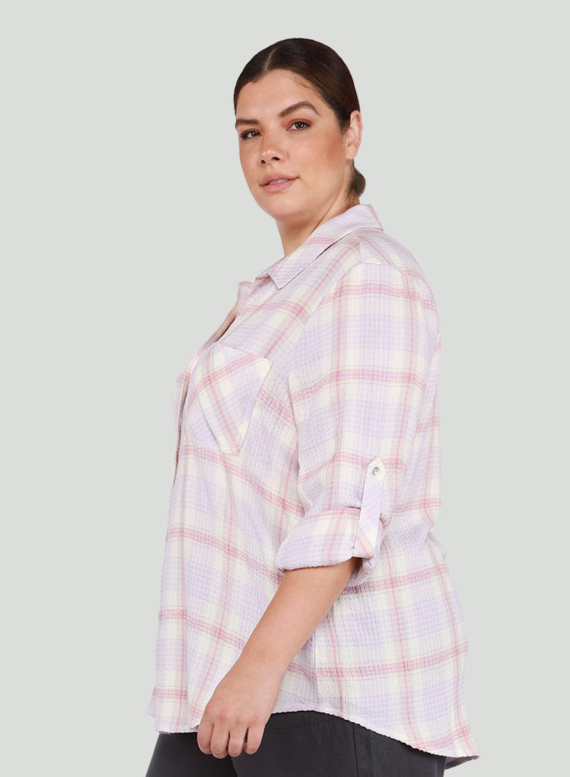 Blouse à carreaux Dex Plus