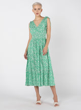Robe à motif de fleurs Dex