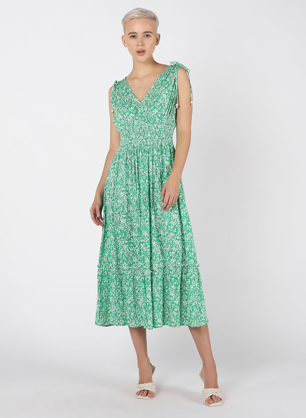 Robe à motif de fleurs Dex