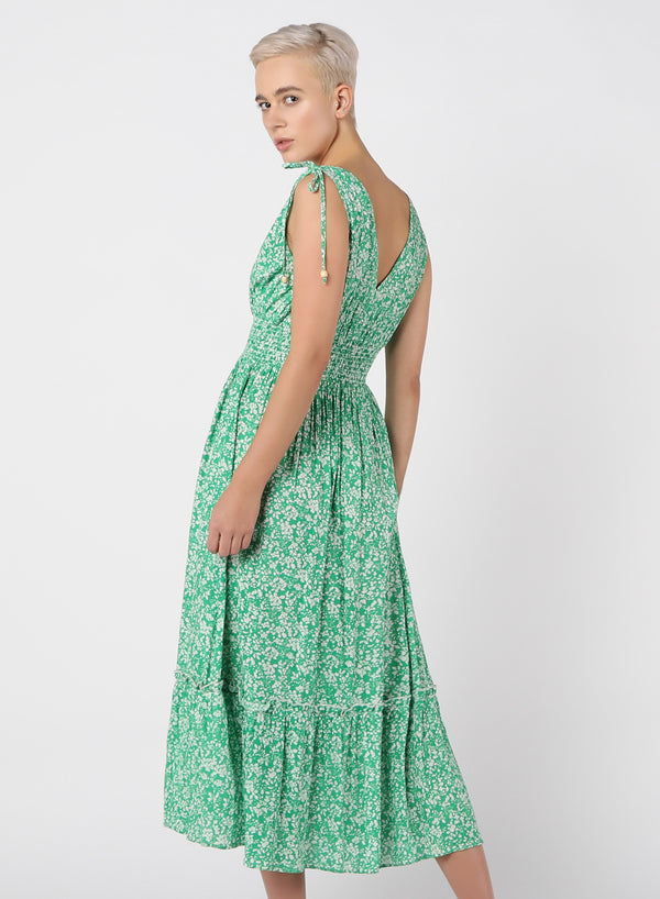 Robe à motif de fleurs Dex
